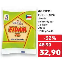 Kaufland AGRICOL Eidam 30% nabídka