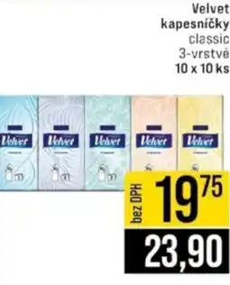 Jip Velvet kapesníčky classic 3-vrstvé nabídka