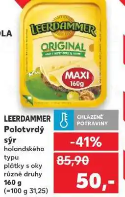 Kaufland LEERDAMMER Polotvrdý sýr nabídka