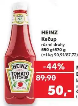 Kaufland HEINZ kečup nabídka