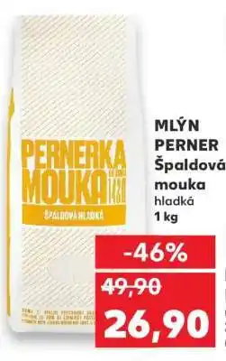 Kaufland MLÝN PERNER Špaldová mouka hladká 1 kg nabídka