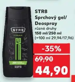 Kaufland STR8 Sprchový gel/ Deospray nabídka