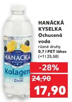 Kaufland HANÁCKÁ KYSELKA Ochucená voda nabídka