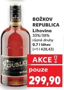 Kaufland Božkov Republica nabídka