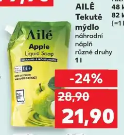 Kaufland AILE Tekuté mýdlo nabídka