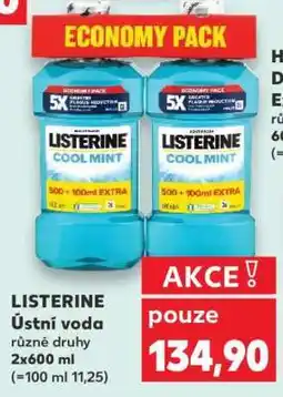 Kaufland Listerine ústní voda nabídka