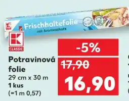 Kaufland Potravinová folie nabídka