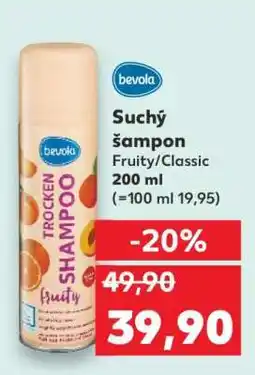 Kaufland Suchý šampon fruity/classic 200 ml nabídka