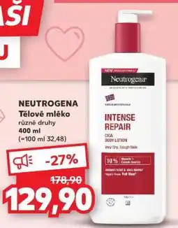 Kaufland Neutrogena Tělové mléko nabídka