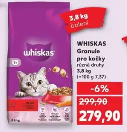 Kaufland Whiskas Granule pro kočky nabídka