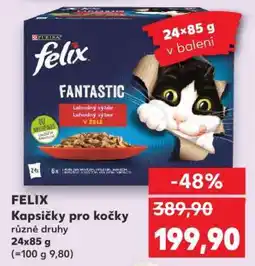 Kaufland Felix kapsičky pro kočky nabídka