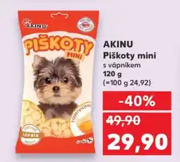 Kaufland AKINU Piškoty mini nabídka