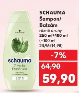 Kaufland Schauma šampon, balzám nabídka