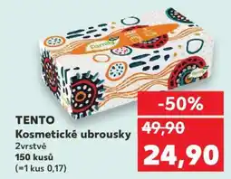 Kaufland TENTO Kosmetické ubrousky nabídka