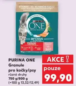 Kaufland PURINA ONE Granule pro kočky/psy nabídka