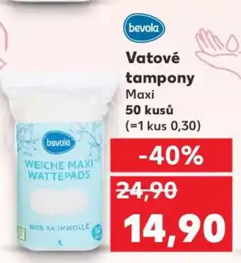 Kaufland Vatové tampony Maxi nabídka