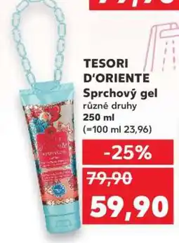 Kaufland Tesori d' Oriente sprchový gel nabídka