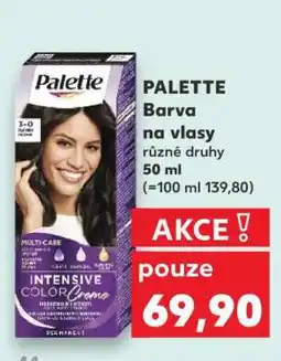 Kaufland Palette Barva na vlasy nabídka