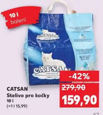 Kaufland Catsan stelivo pro kočky nabídka