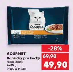 Kaufland GOURMET Kapsičky pro kočky nabídka