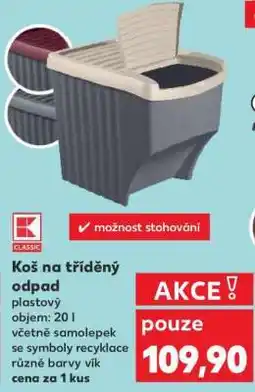Kaufland Koš na tříděný odpad nabídka