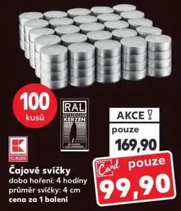 Kaufland Čajové svíčky nabídka