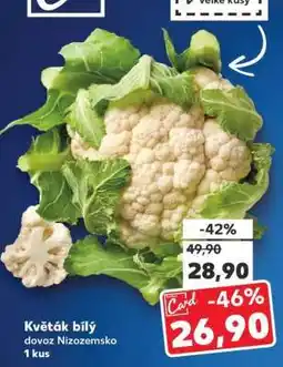 Kaufland Květák bílý nabídka