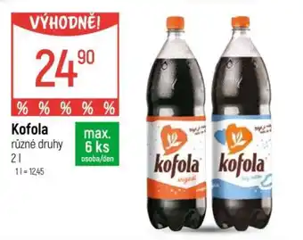Globus Kofola různé druhy nabídka