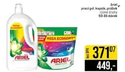 Jip Ariel prací gel, kapsle, prášek nabídka