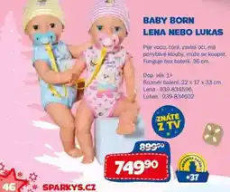 Sparkys Baby born lena nebo lukas nabídka