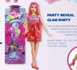 Sparkys Party reveal glam party nabídka