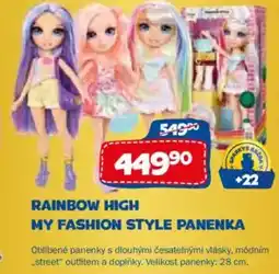 Sparkys Rainbow High my fashion style panenka nabídka