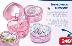 Sparkys Šperkovnice s hudbou nabídka
