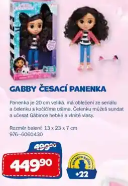 Sparkys Gabby česací panenka nabídka