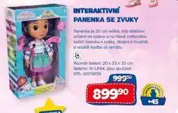 Sparkys Interaktivní panenka se zvuky nabídka