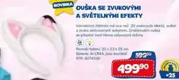 Sparkys Ouška se zvukovými a světelnými efekty nabídka