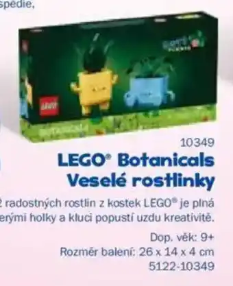 Sparkys LEGO® Botanicals Veselé rostlinky nabídka