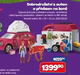 Sparkys Dobrodružství s autem a přívěsem na koně nabídka