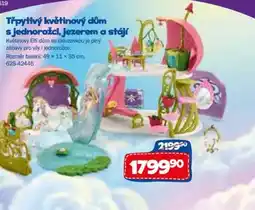 Sparkys Třpytivý květinový dům s jednorožci, jezerem a stájí nabídka