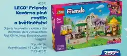 Sparkys LEGO® Friends Kavárna plná rostlin a květinářství nabídka