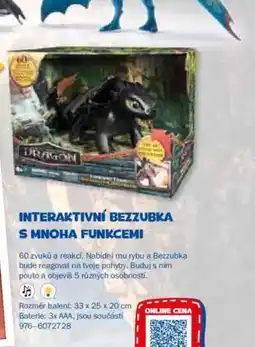 Sparkys Interaktivní bezzubka s mnoha funkcemi nabídka
