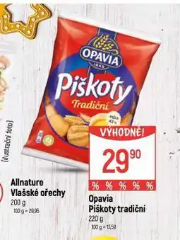 Globus Opavia tradiční piškoty nabídka