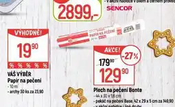 Globus Papír na pečení nabídka