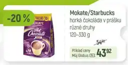 Globus Starbucks horká čokoláda nabídka