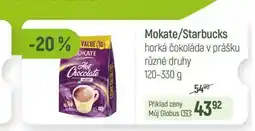 Globus Mokate horká čokoláda nabídka
