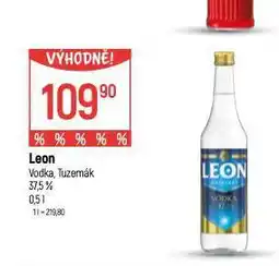 Globus Leon vodka nabídka