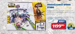 Sparkys Pavoučí garáž spider strike nabídka