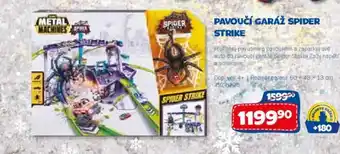 Sparkys Pavoučí garáž spider strike nabídka