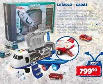 Sparkys Letadlo garáž nabídka
