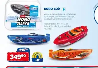 Sparkys Robo loď nabídka